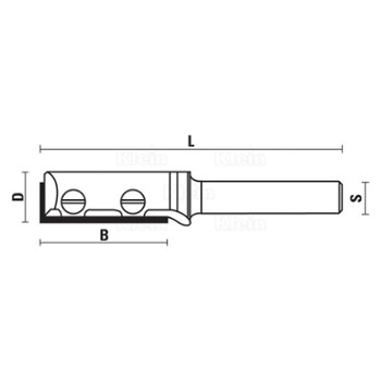 Frezy proste HM i VHM z chwytem 8 mm Frezy proste HM i VHM z chwytem 8 mm