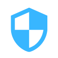 Ikona przedstawia błękitną tarczę symbolizującą bezpieczeństwo Akumulatora XTAR.