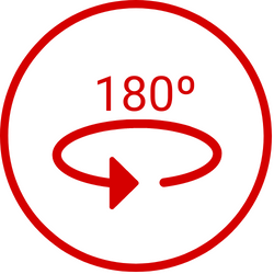 Ikona reprezentująca wodoodporność i 24 miesięczny okres gwarancji lampy światła rowerowego EMOS P3922.