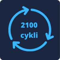 Niebieskie strzałki zataczające krąg reprezentujące cykl