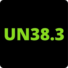 Zielony napis UN38.3.
