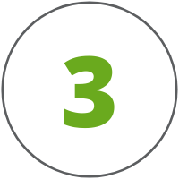 Tarcza a w środku liczba 3. Symbolizuje liczbę trybów obsługiwanych przez CH31.