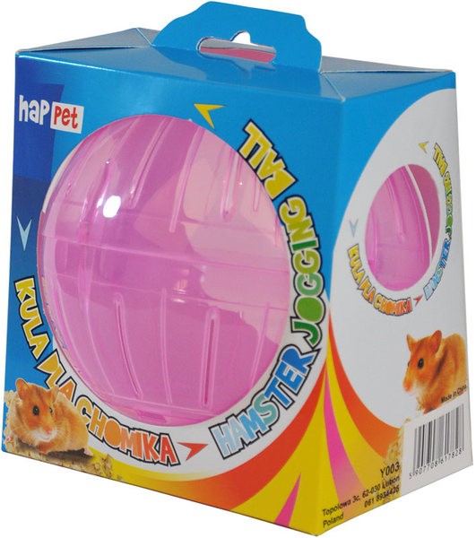 Hamster Jogging Ball / Pink 11.5 cm - HappetGeneralKula różowa