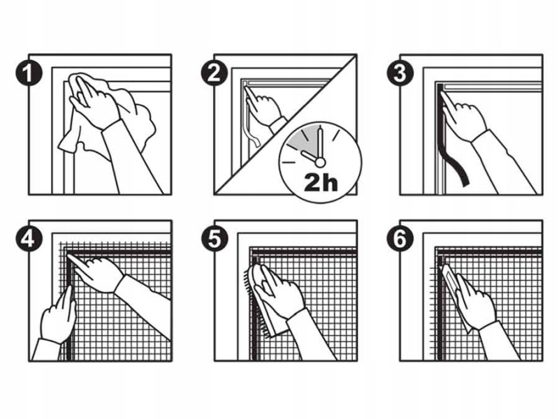 moskitiera na drzwi poliestrowa instrukcja montażu