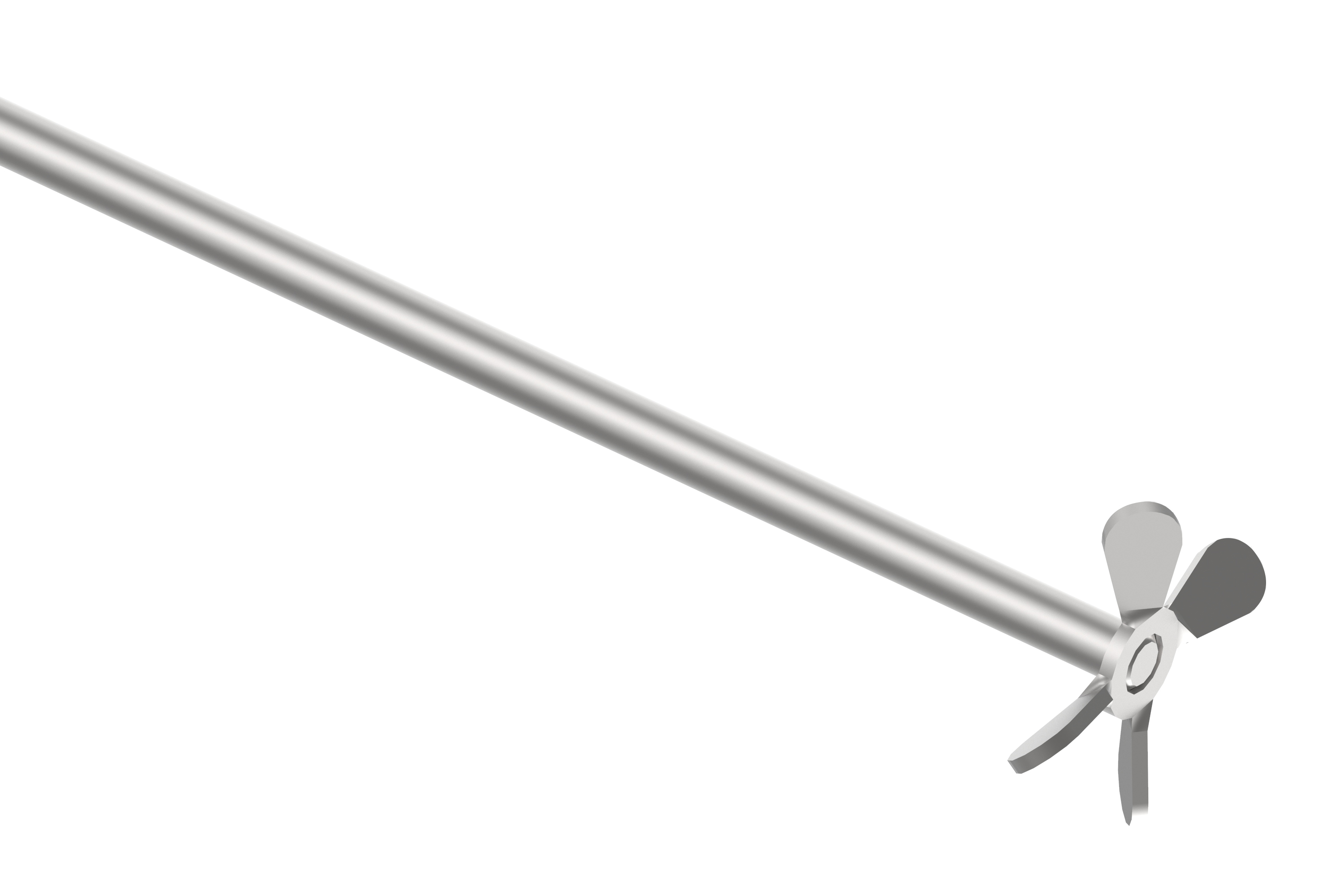 Laboratory propeller stirrer made out of stainless steel