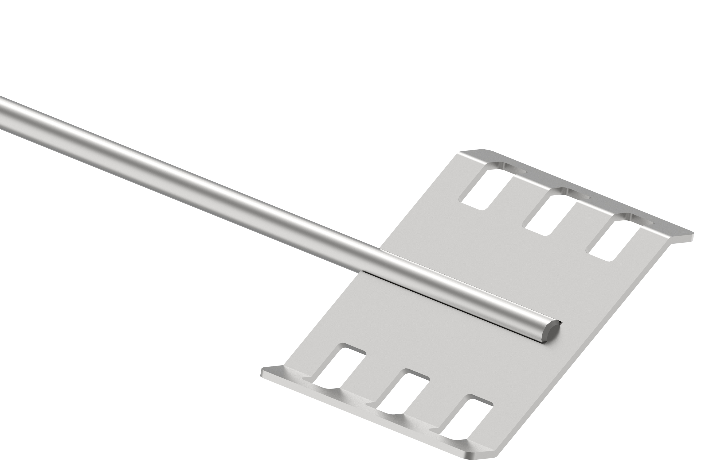 Laboratory square blade stirrer made out of stainless steel