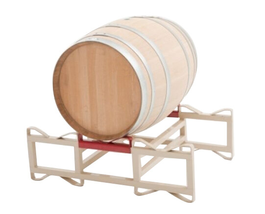 Overlay for barrel rack 200l, barrel cradle, barrel stand
