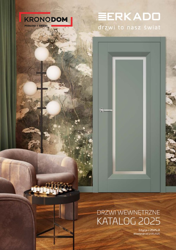 The latest ERKADO interior doors catalog edition I/2025 now available - featuring many new products and interesting changes.
