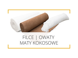 Tapicerski Filce Owaty Maty Kokosowe