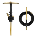 Shisha Hoob Mars Mini Black x Gold Hoob
